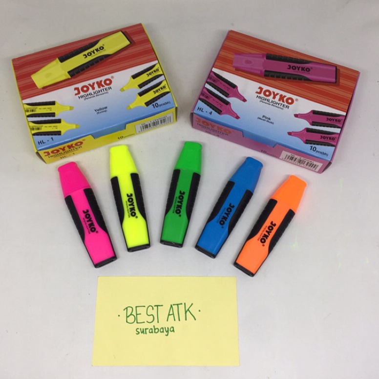 

1pcs Stabilo Highlighter Joyko 1 Pilhan warna HL 11 a P4I3