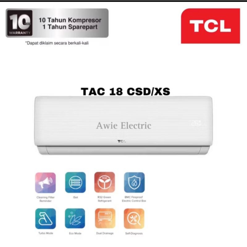 AC TCL 2 PK type TAC 18 CSD/ XS ( TITAN GOLD )