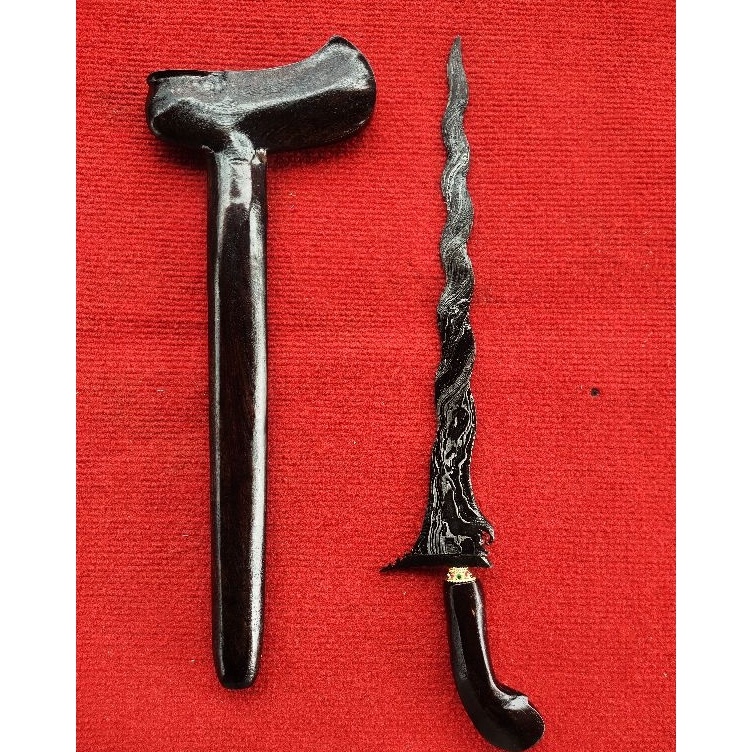 KODE V58P keris sengkelat pamor buntel mayit