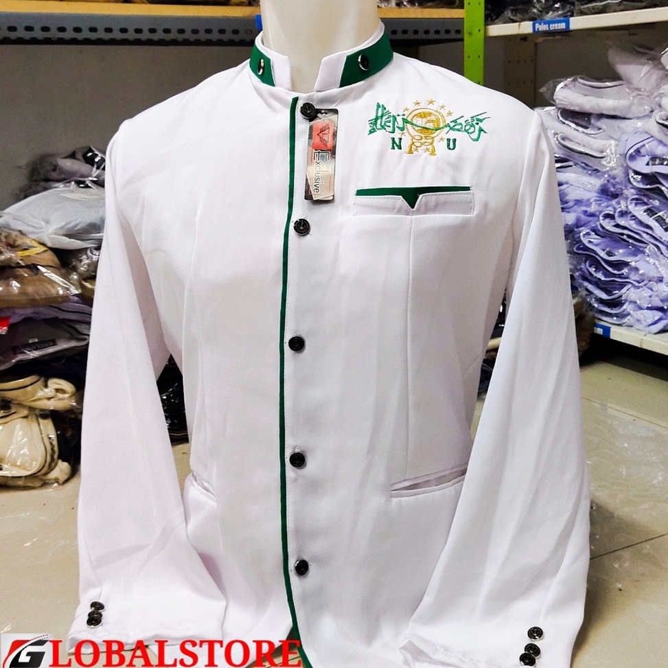 KODE H82V Jasko Bordir Logo NU  LOGO MUHAMMADIYAH  LOGO RIFAIYAH Bahan Hightwis Tebal Halus Koko Ter