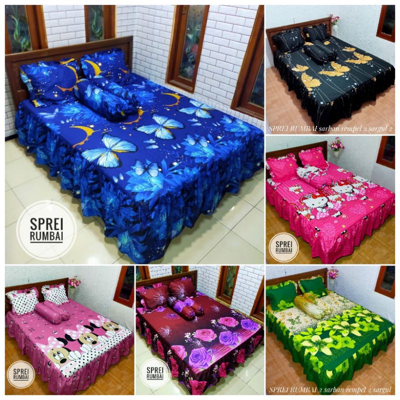 Sprei Rumbai Homemade Motif Karakter Sprei Rumbai Halus Tidak Luntur