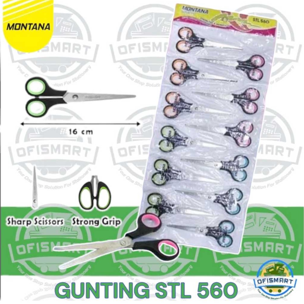 

Montana Scissors Gunting 6 Inch STL56 1Renceng12PCs s R6T6