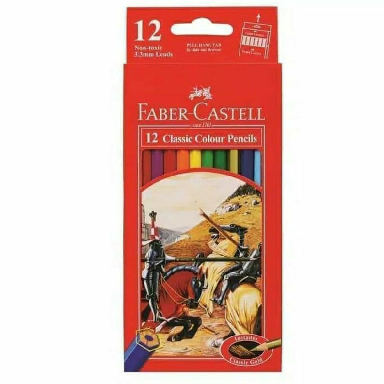 

FABER CASTELL PENSIL WARNA CLASSIC 12 WARNA PANJANG PW FC CLASSIC 12 PJ 115852 v R3P8