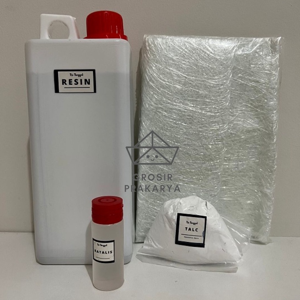 

PAKET RESIN 1gr Premium Bening Clear Paketan Katalis Kerajinan catalis art hardener lengkap mika plastik fiber acrylic diy prakarya strand kerajinan craft mat jushi talc polyester tambal talek matt Resine Recin Catalis Resinnn Grosir Prakarya Malang u