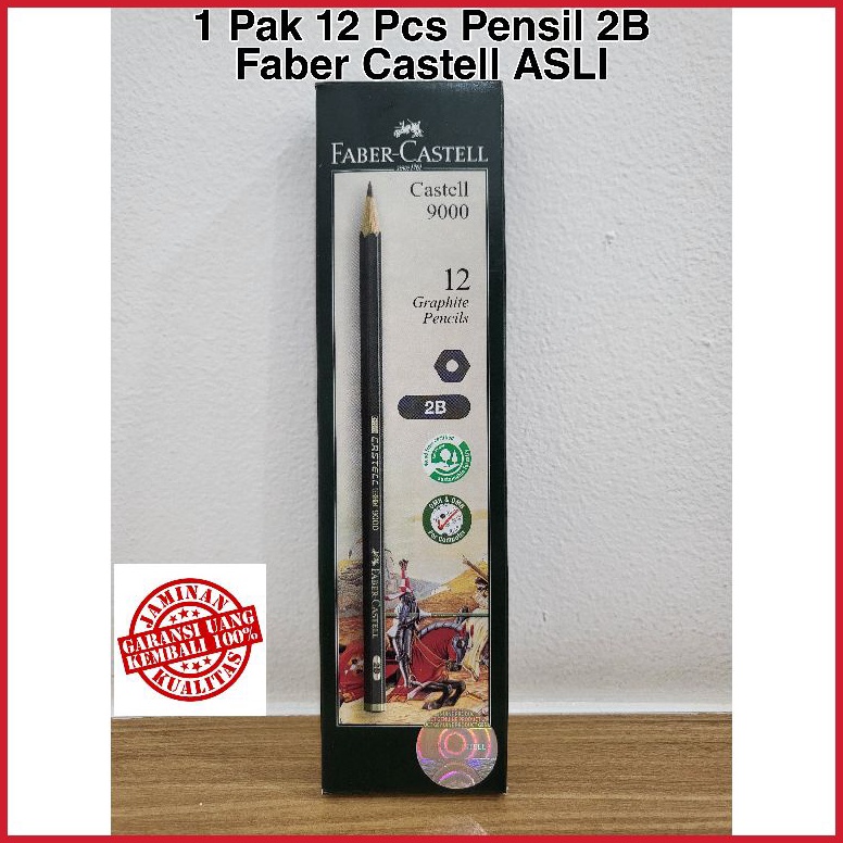 

PENSIL FABER CASTELL 2B ORIGINAL 12 PCS l O5W9