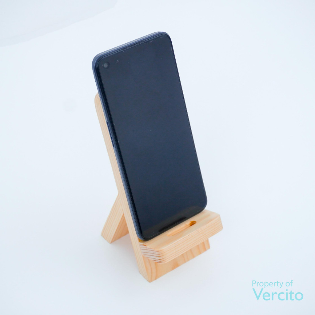 Vercito Sandaran hp kayu solid