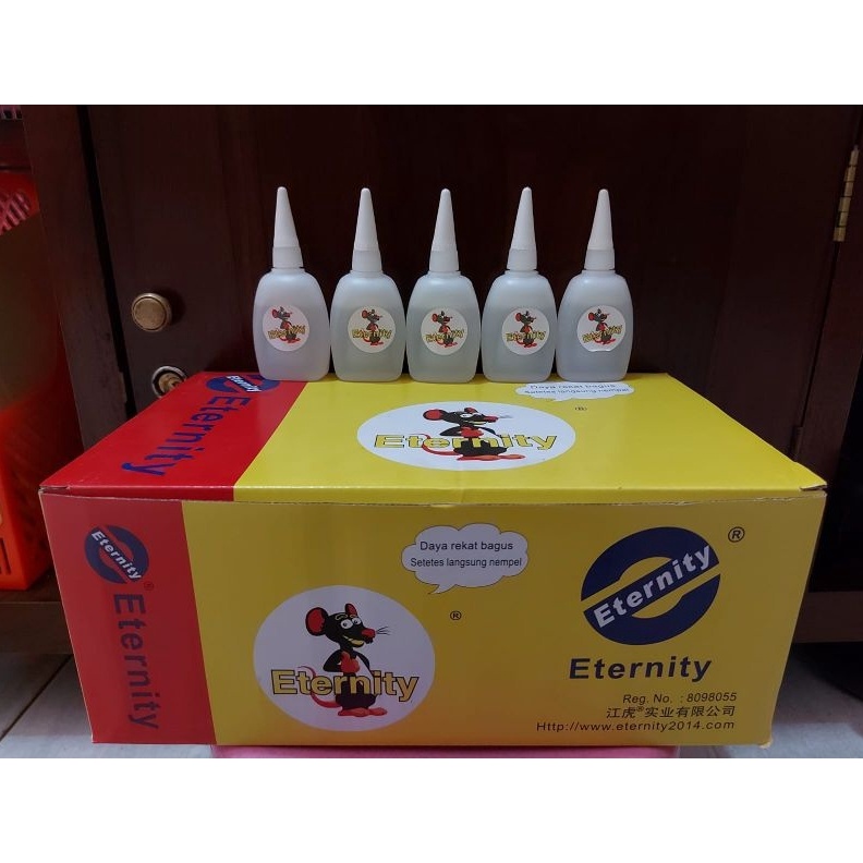 

1Box isi 4 pcs Lem Alteco eternity jumbo Cap tikus Lem serbaguna Lem korea t G8Y3
