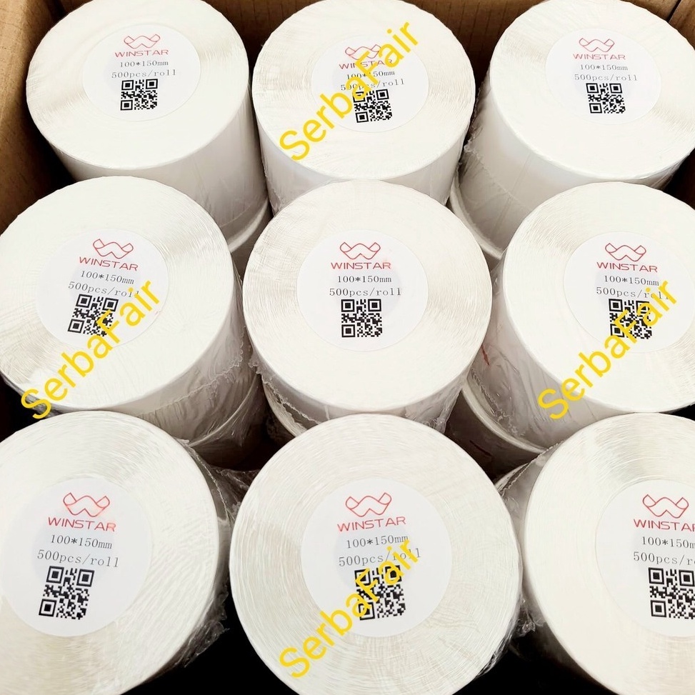 

Label Barcode 1 x 15 Kertas Sticker Thermal Resi 1x15mm WINSTAR ISI 5 PREMIUM SPEC x P8N8