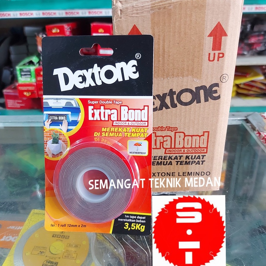 

LEM SUPER DOUBLE TAPE EXTRA BOND OUTDOOR BENING 12mm x 2 METER DEXTONE c O8A4