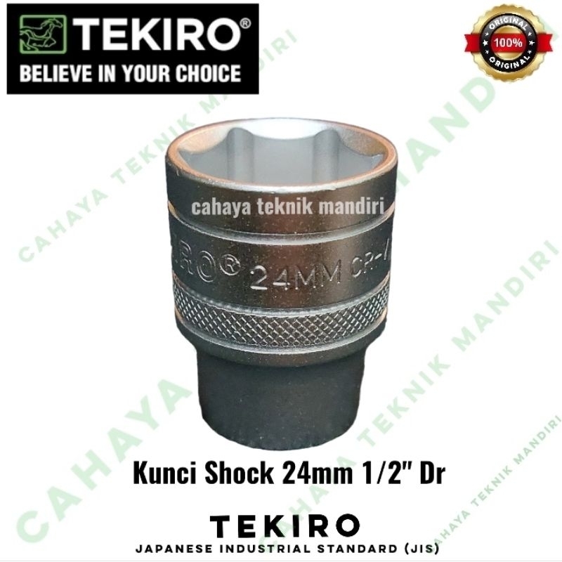 TEKIRO mata kunci sok 24 mm 1/2" / kunci sok 24mm