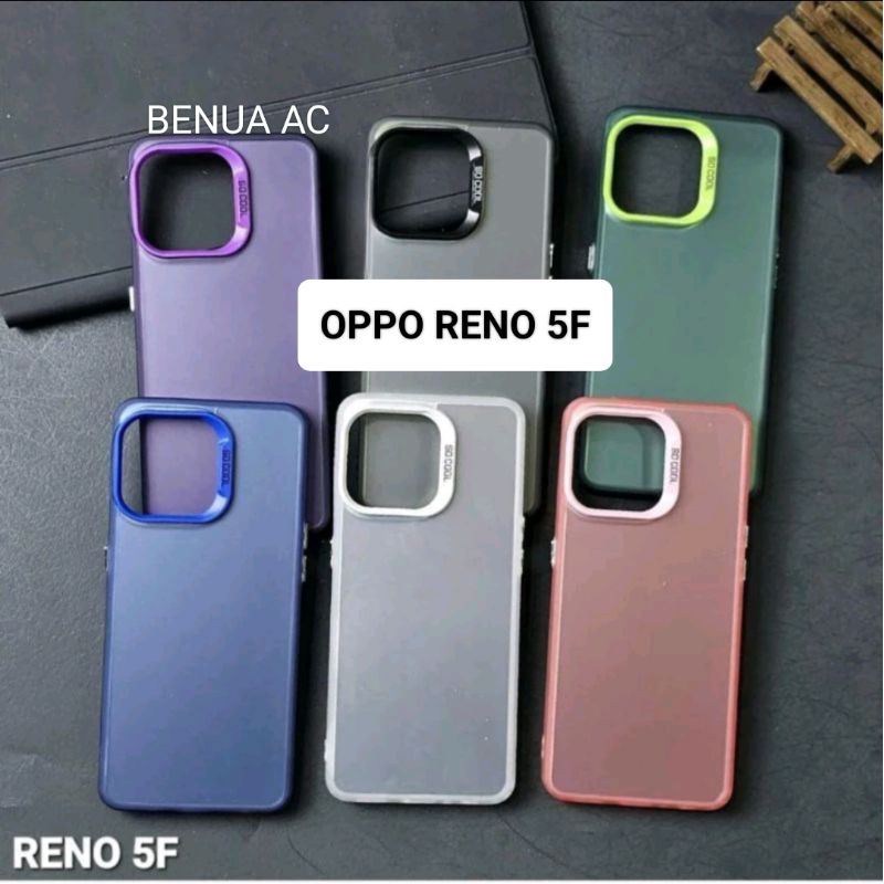 SOFTCASE OPPO RENO 5F CASE IMD HYBRID PLATE HOLOGRAM
