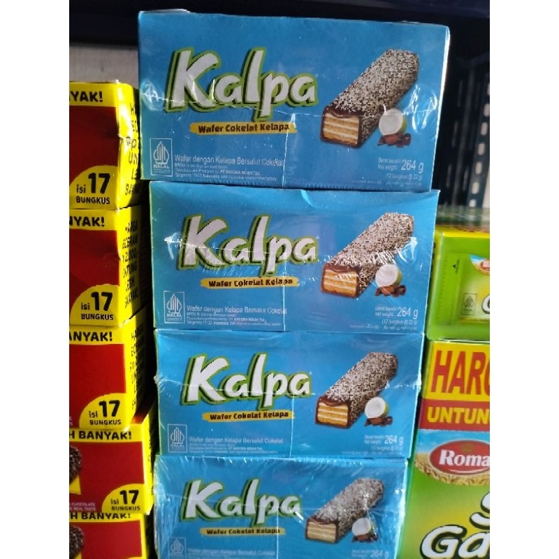 

WAFER KALPA COKLAT/WAFER COKLAT KELAPA/KALPA WAFER