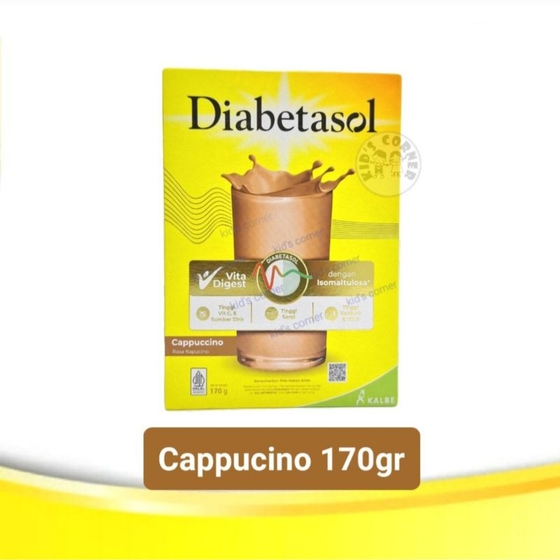 

Diabetasol Cappuccino 170gr susu nutrisi diabetes