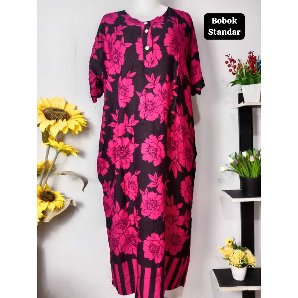 Daster Wanita Baju Piyama Daster Bobok Standar Kancing Atas Daster Busui Daster Ibu Hamil