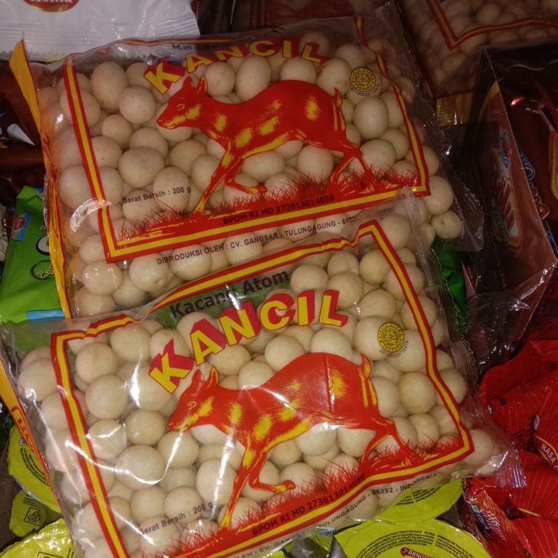 

[harga grosir] kacang atom cap kancil gurih renyah kemasan 200 gram