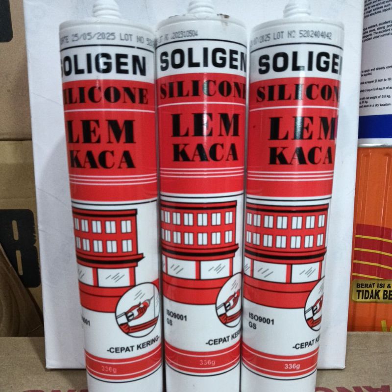Silikon lem kaca ( SOLIGEN )