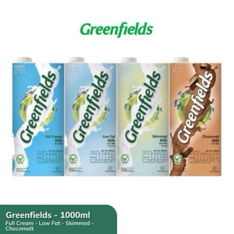 GREENFILEDS Susu UHT 1 Liter