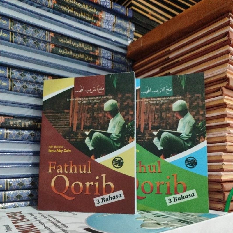 FATHUL QORIB SAKU - Terjemah fathul qorib 3 bahasa 2 jilid - Fathul qorib makna pegon - buku pesantr