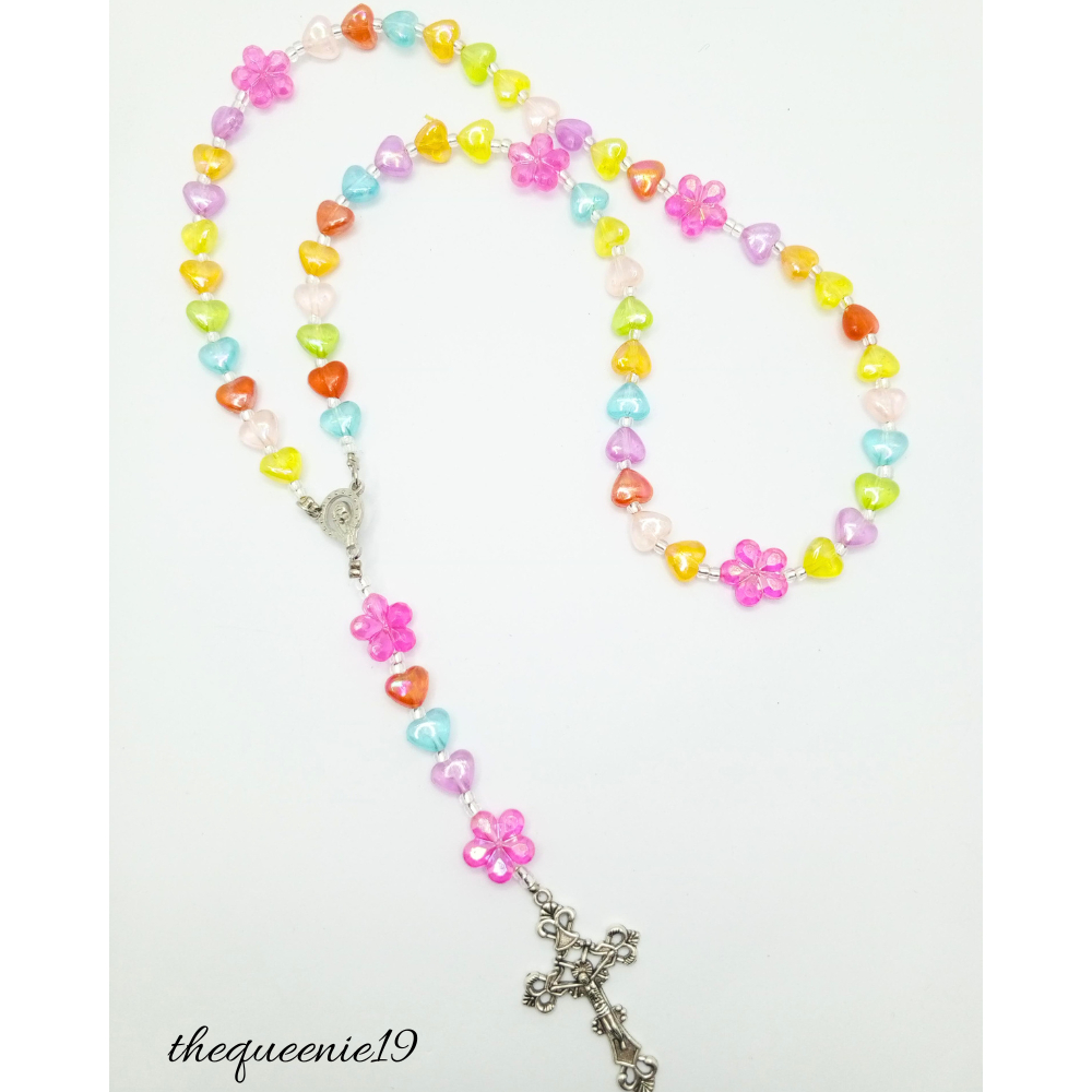 Rosario Manik Love | Rosario Anak Anak | Kalung Doa Katolik