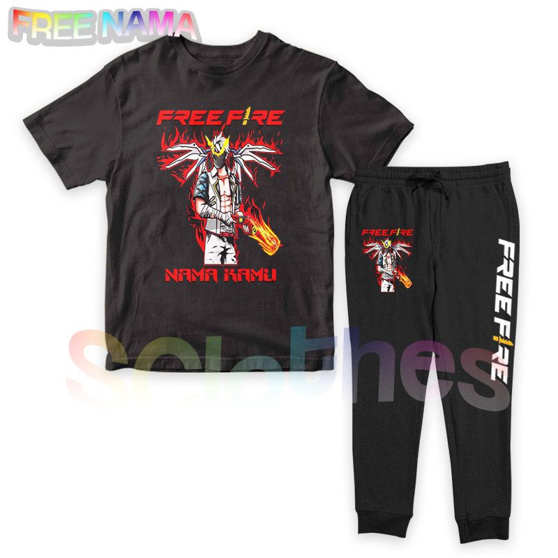 Baju Kaos Setelan Anak Free Fire SG OPM