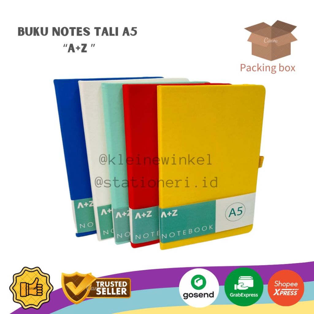 

Buku Notes Tali A5 merk A+Z/Notebook A5 [ 1 PCS ]