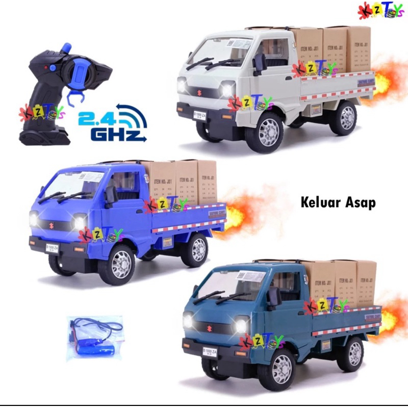 M119A MOBIL REMOTE CONTROL D12 CARGO TRUCK RC CAR PICKUP BOX TRUCK 1:16 MAINAN MOBIL RC SUZUKI CARRY
