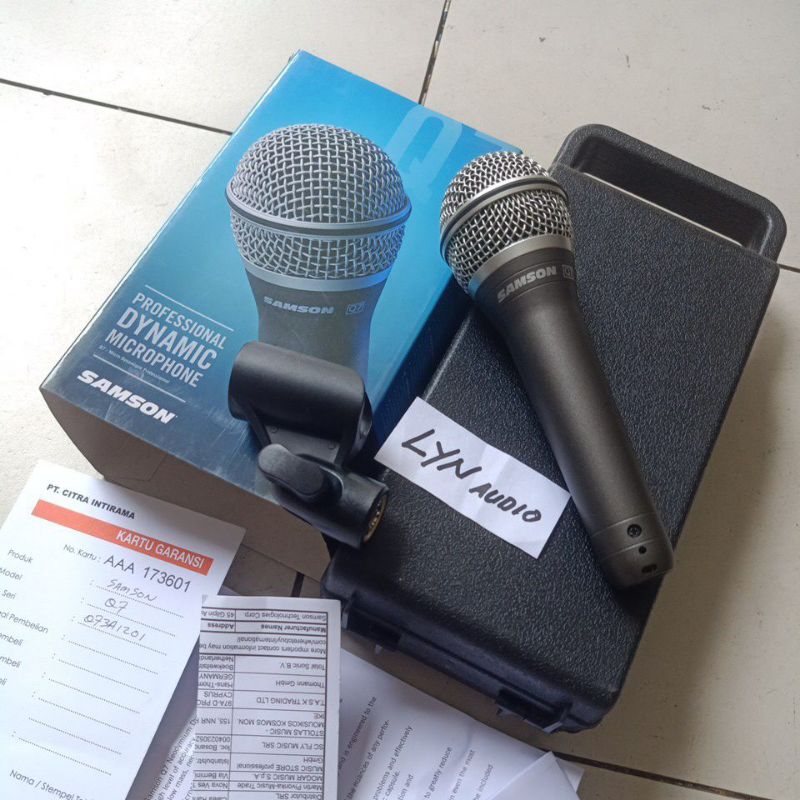 MIC VOCAL SAMSON Q7 PLUS KOPER ORIGINAL Q 7