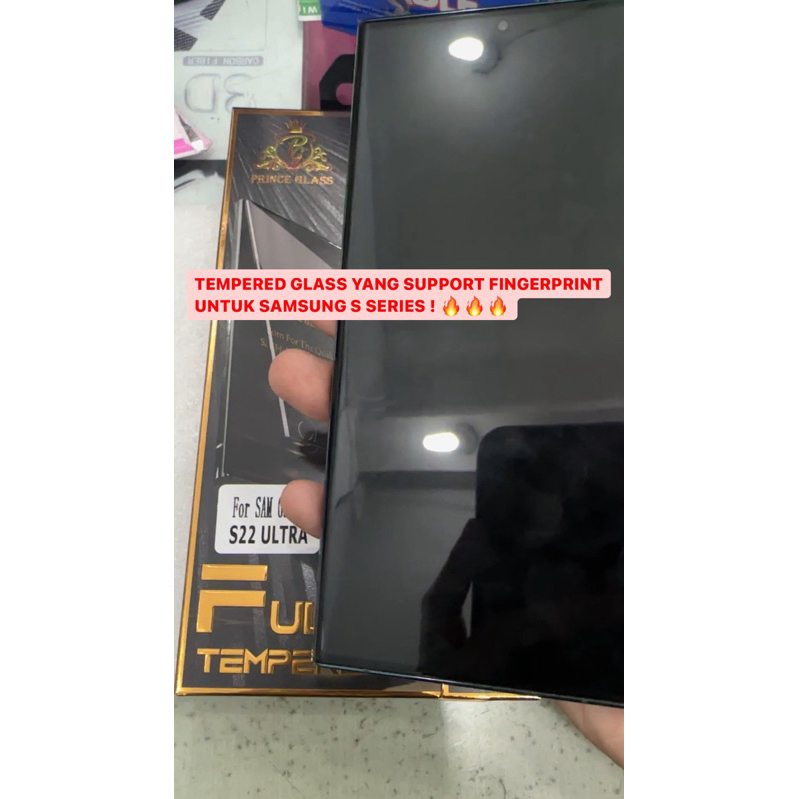 Tempered Glass Full Cover For Samsung S24 / S24+ / S24 Ultra / S23 / S23+ / S23 Ultra / S22 / S22+ /