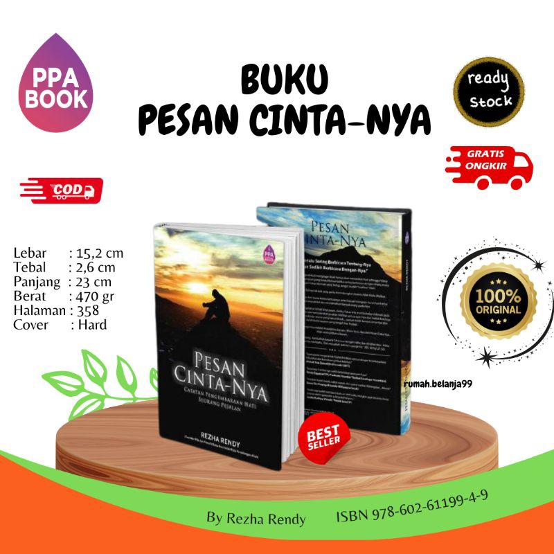 buku pesan cintaNya by rezha rendy original ppa book