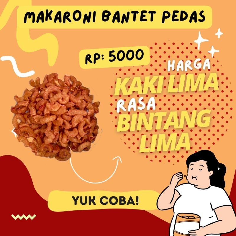 

Makaroni pedas - makaroni bantet pedas - makaroni kecil pedas - snack makaroni pedas - cemilan makaroni