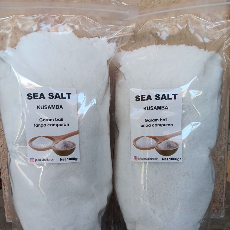 

250g Garam Bali KUSAMBA crystal flake & fine grain