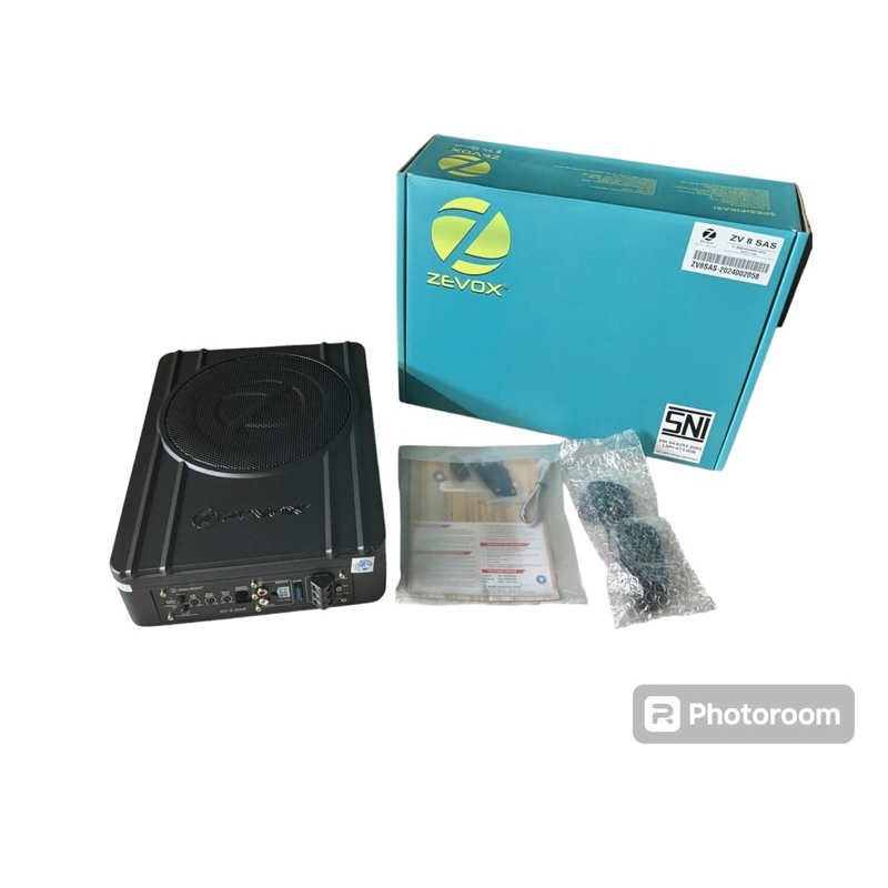 subwoofer kolong ZEVOX ZV 8 SAS / sub kolong aktif 8inch
