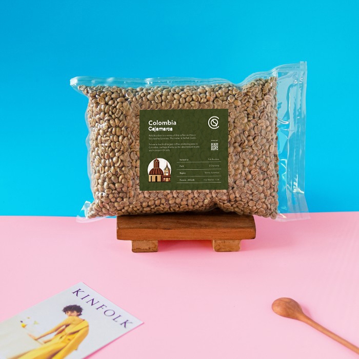 NOAH'S BARN COLOMBIA Cajamarca Fully Washed Green Beans 1Kg