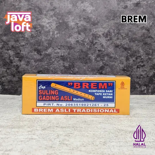 

Brem Sari Tape Ketan Cap Suling Gading Cemilan Kue Brem Oleh - Oleh Khas Madiun