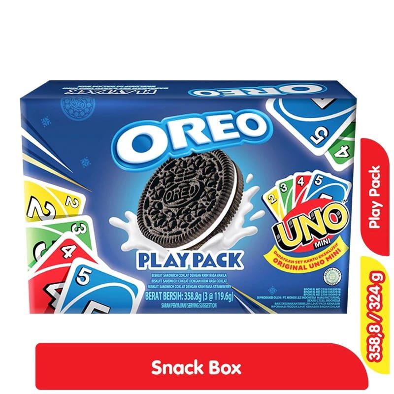 

Oreo play pack snack box 3 varian rasa