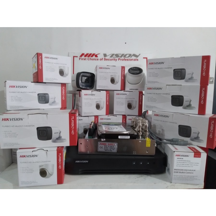 PROMO Paket Instalasi CCTV 2 MP HIKVISION & Setting Online di HP
