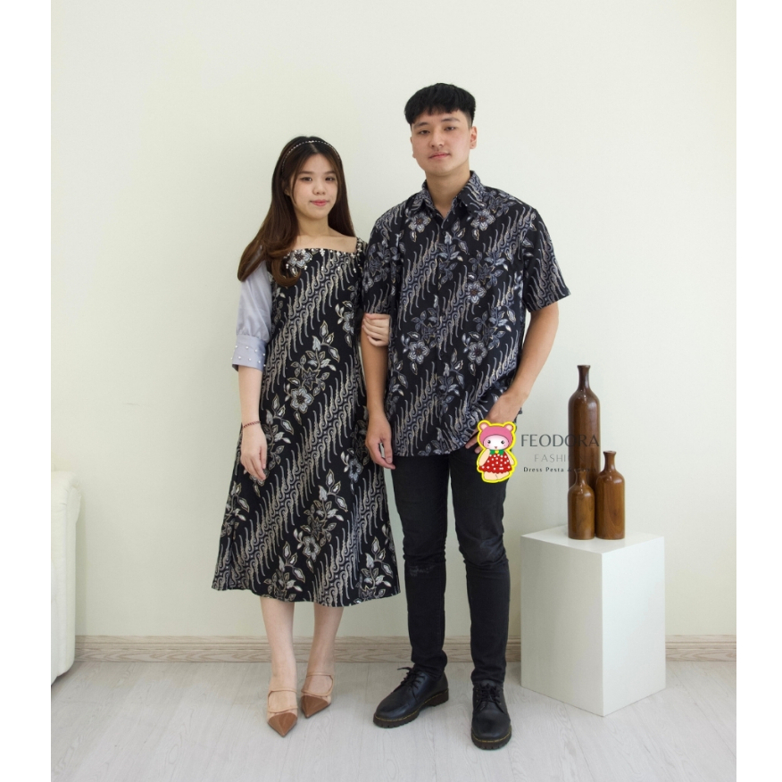 Mb [ FEODORA [ DRESS ARMELIA /dress batik premium / gaun pesta wanita / batik couple / couple