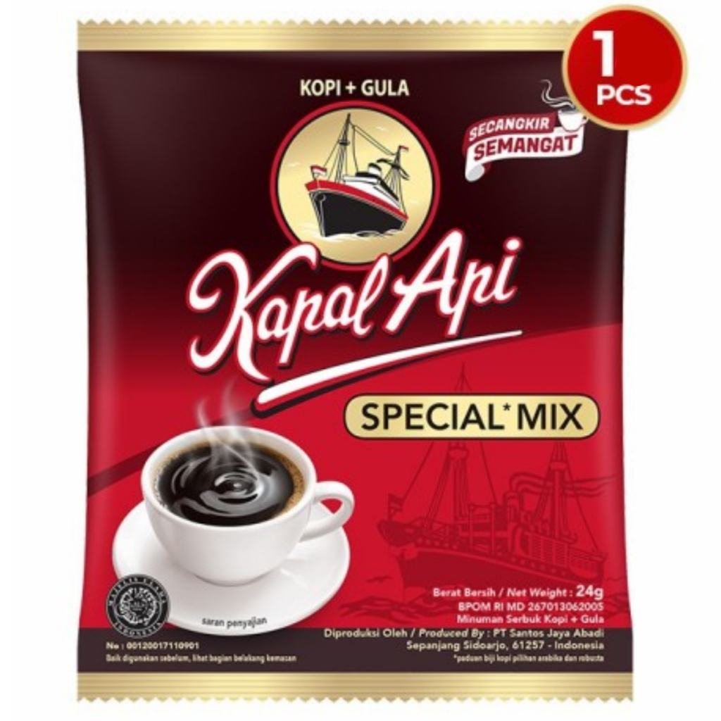 

KOPI SACHET KAPAL API SPECIAL MIX 24 GR