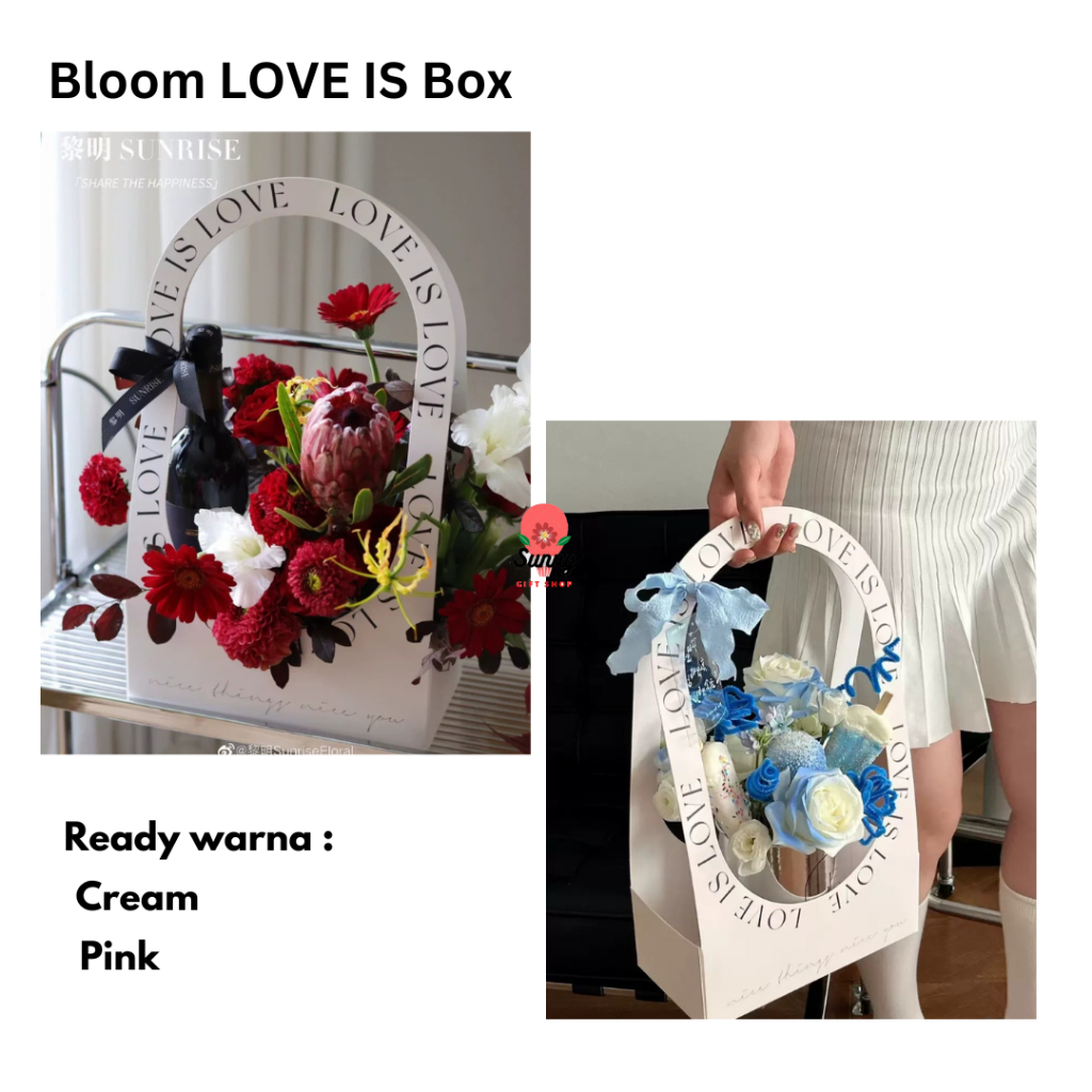 

Bloom Loveis Box / Box kertas / box dekorasi / box bunga / kotak bunga