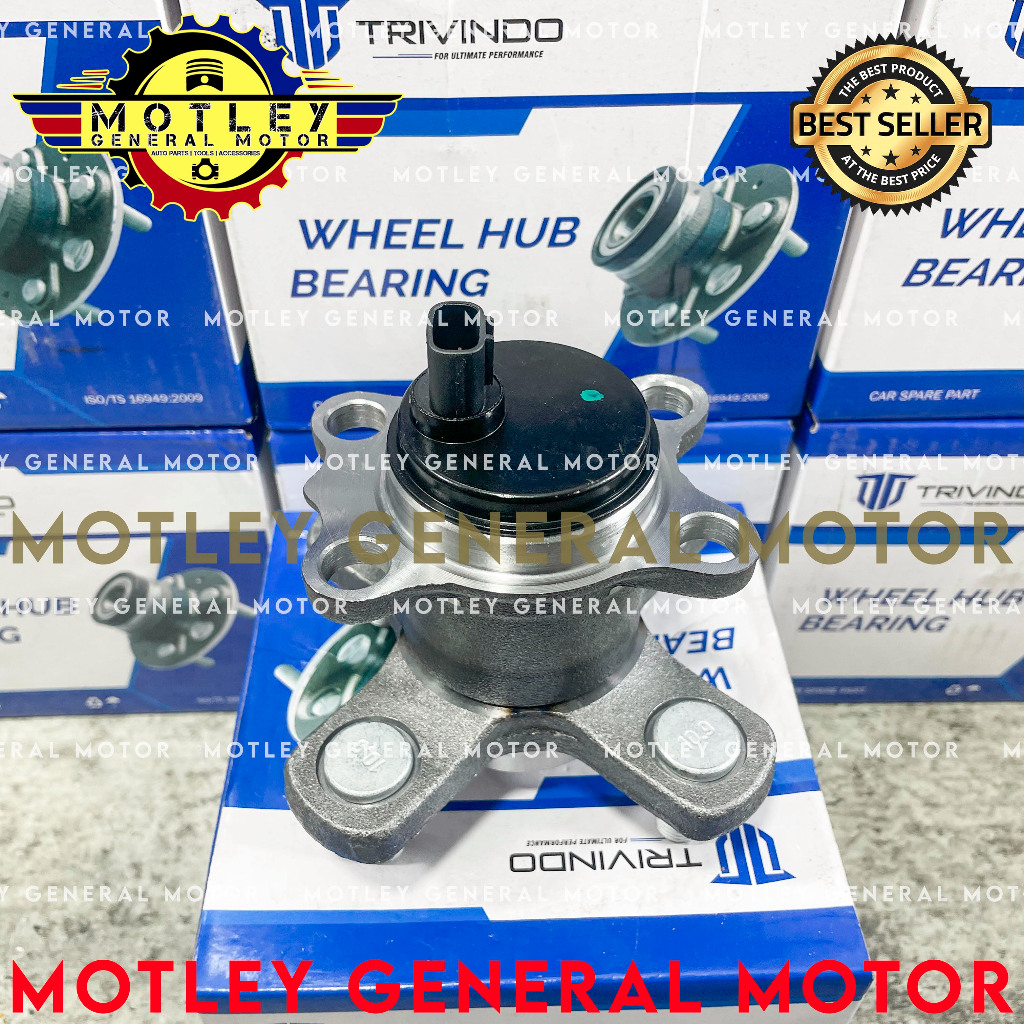 HUB BEARING RODA BELAKANG ABS TOYOTA AGYA DAIHATSU AYLA 2012 2013 2014 2015 2016 2017 2018 2019 2020