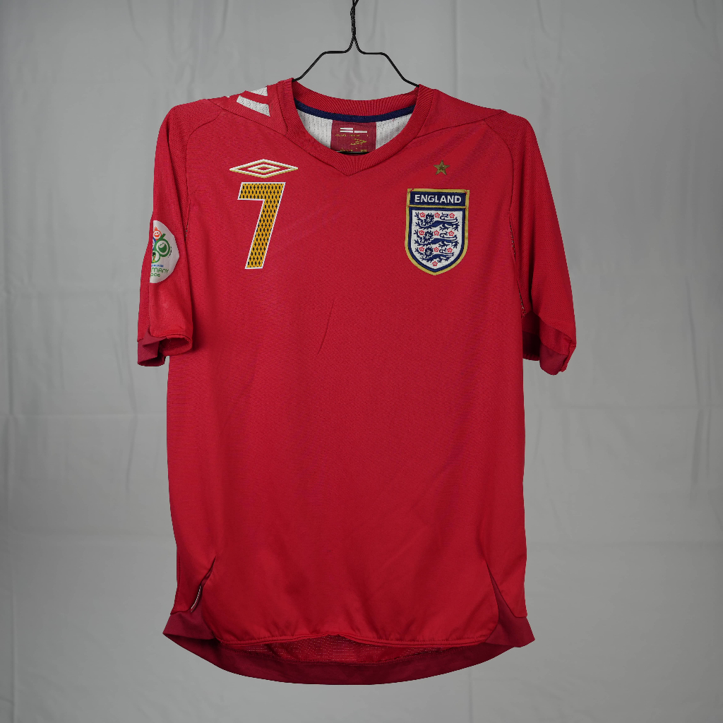 Jersey Inggris Away 2006 #BECKHAM #7