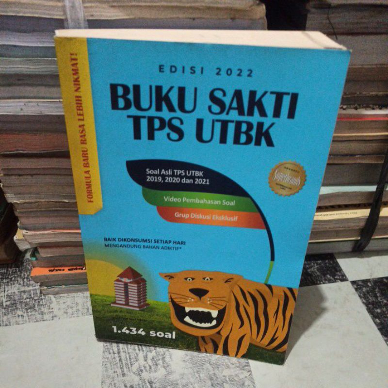 BUKU SAKTI TPS UTBK, SOAL ASLI TPS UTBK 2019,2020 DAN 2021,2022