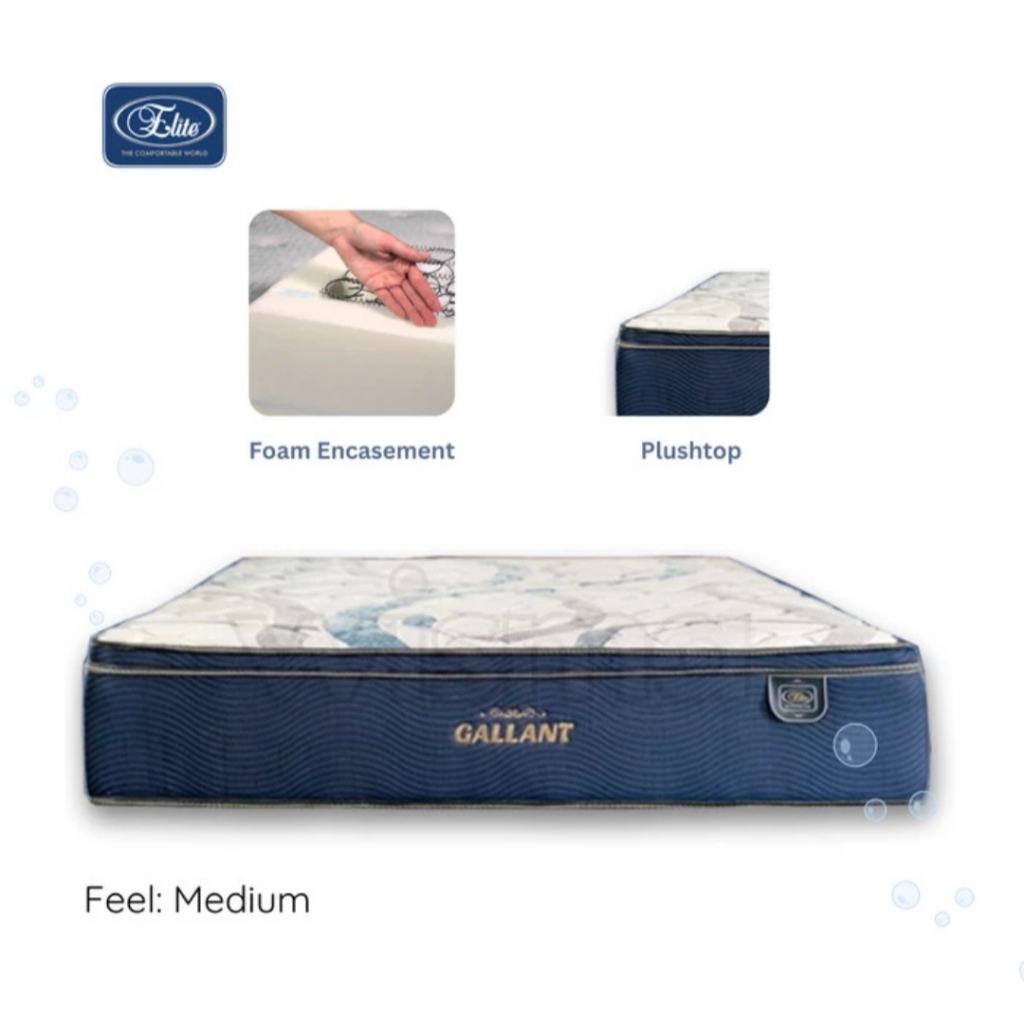 Kasur Springbed Elite Galant Semi Orthopedic Grand Galant Plushtop