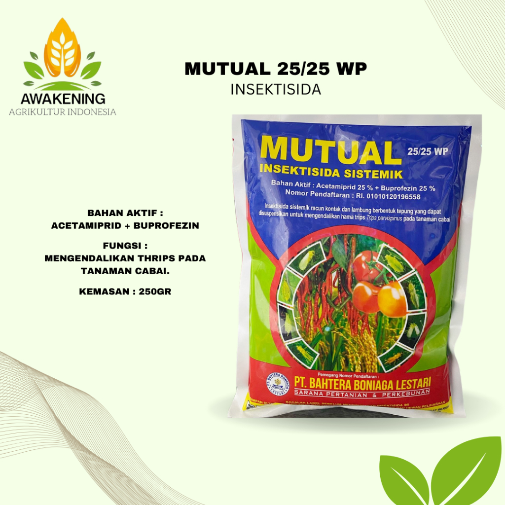 MUTUAL 25/25WP 250GRAM INSEKTISIDA SISTEMIK
