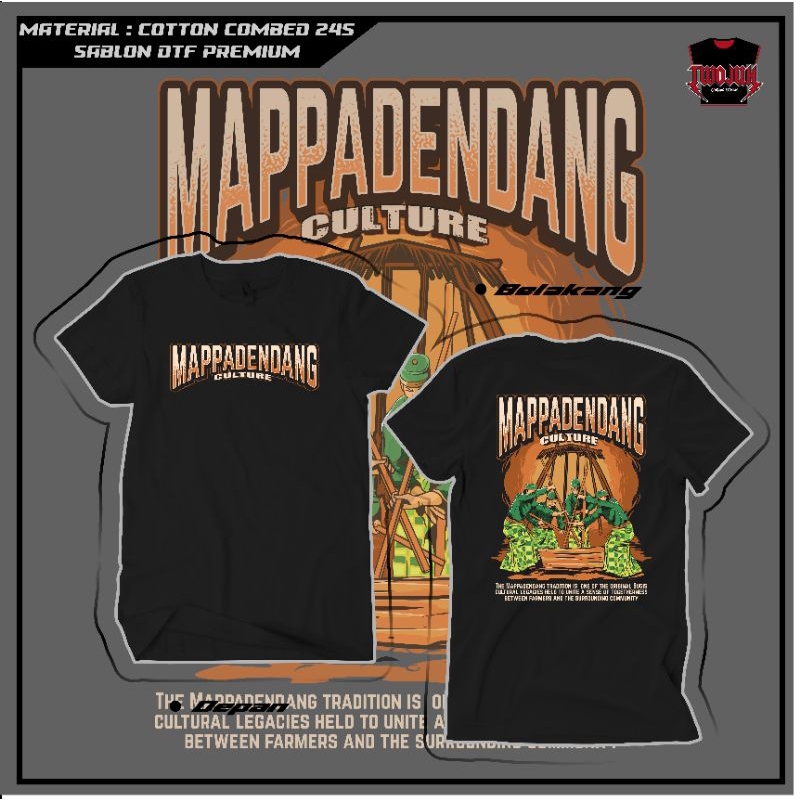 KOAS PREMIUN CULTURE BUGIS | KAOS MAPPADENDANG | KAOS BUGIS PREMIUN KAOS BUGIS CULTURE