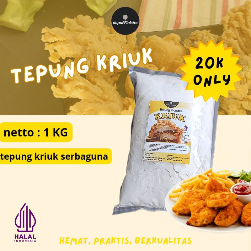 

Tepung Bumbu Kriuk Dapur Finistra 1kg