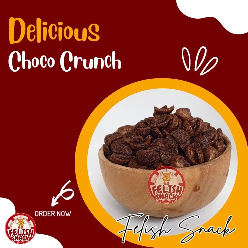 

[FELISH SNACK] 250 Gram Choco Crunch Coklat Sereal Cemilan Manis
