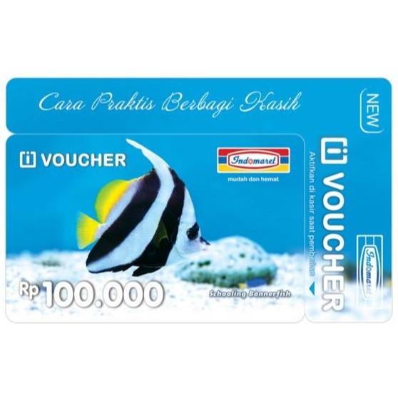 Voucher Indomaret 100ribu@