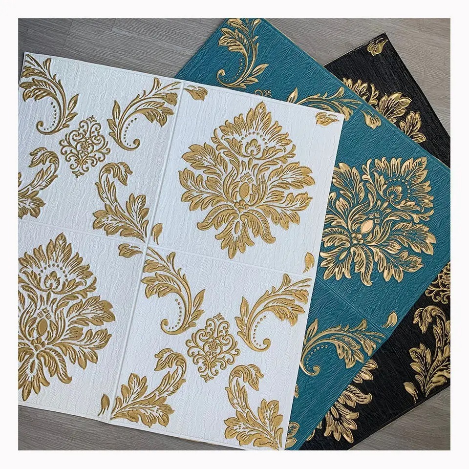 Wallpaper 3D FOAM / Wallfoam Dinding 3D Motif Foam Batik Sultan