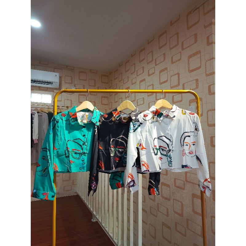 KEMEJA BANGKOK CROP TOP